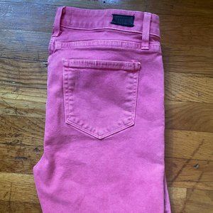 PAIGE Denim, Hoxton Ankle, Pink, Size 29